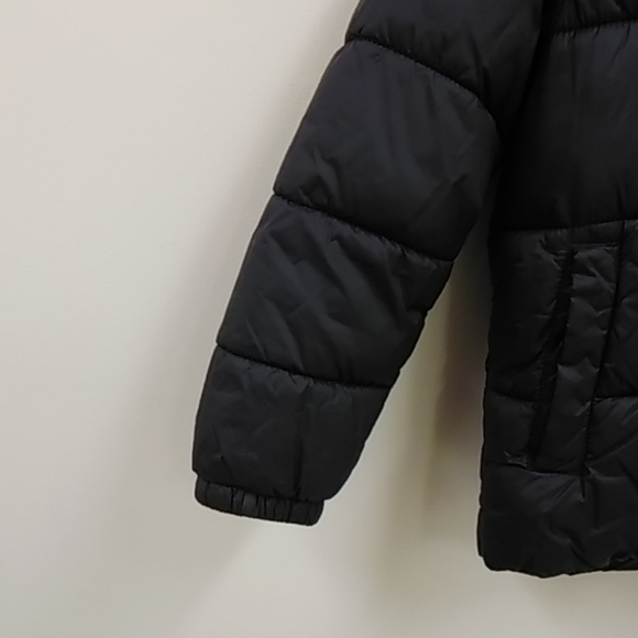 Old Navy long sleeve black puffy coat 4482G - Picture 4 of 4